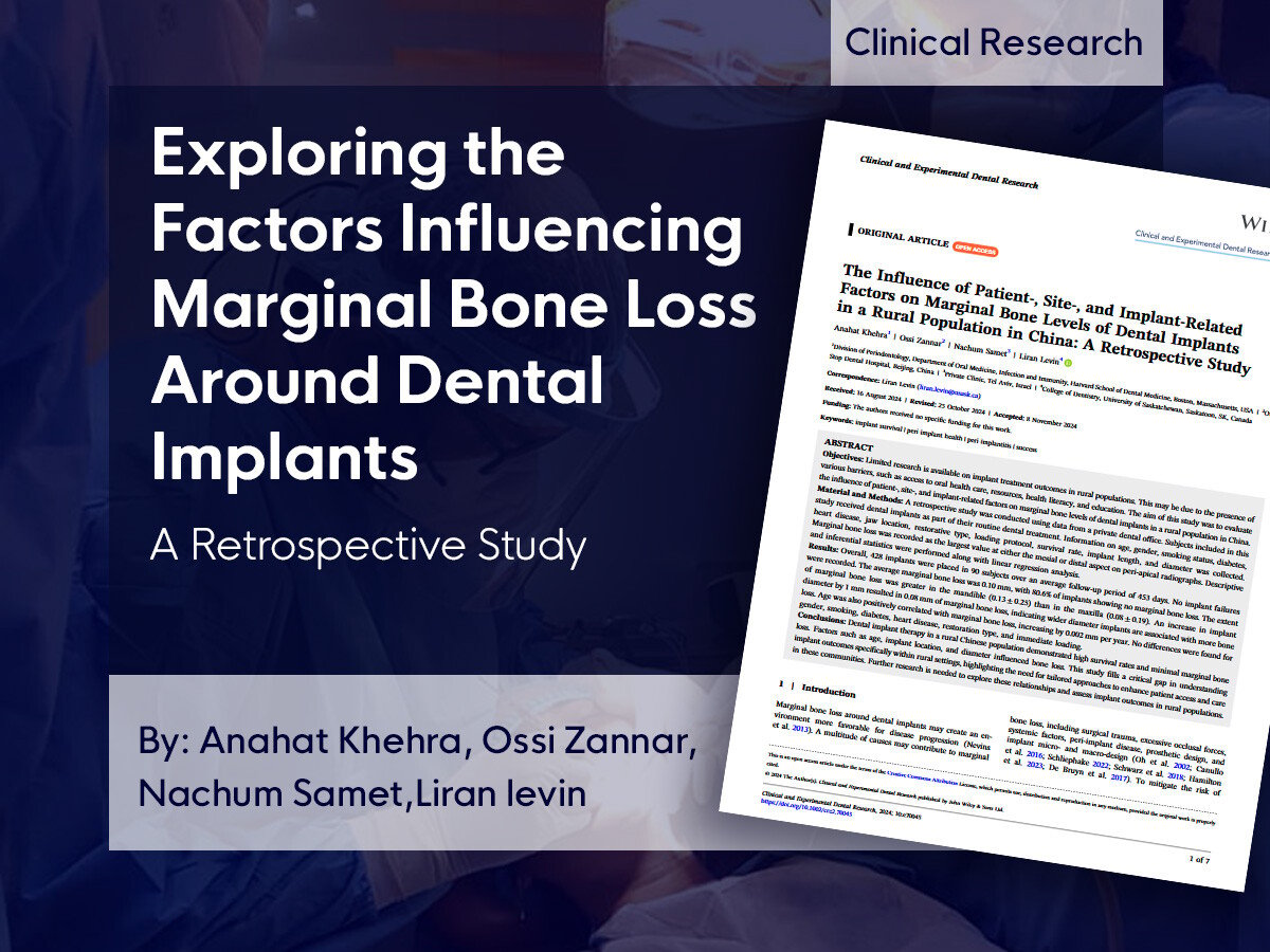 Exploring the Factors Influencing Marginal Bone Loss Around Dental Implants: A Retrospective Study